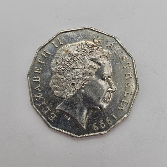 Australia 50 Cents 1999 Queen Elizabeth II