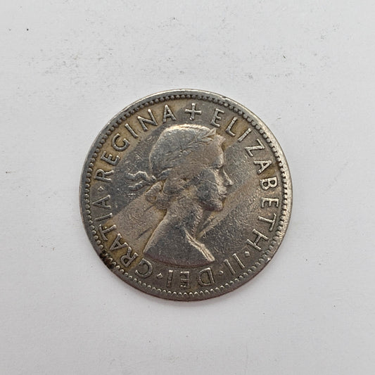 Great Britain Two Shillings 1956 Queen Elizabeth II