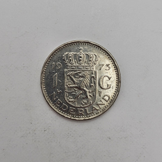 Netherlands 1 Gulden 1973 Coin