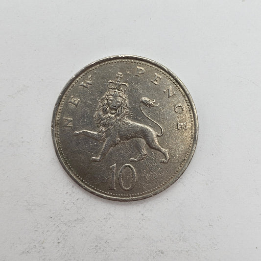 Great Britain 10 New Pence 1968 Coin