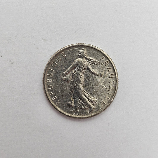 France 1/2 (Half) Franc 1965 Coin