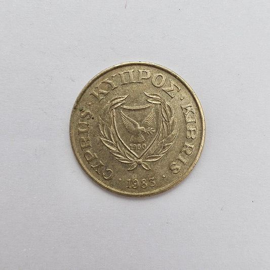 Cyprus 20 Cents 1983 Coin