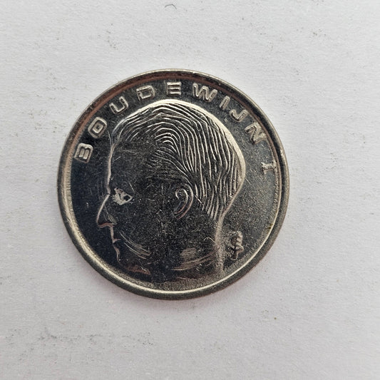 Belgium 1 Franc 1991 Coin